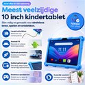Tablette enfant AngelTech XL Pro II bleue avec écran 10 pouces, Android 16 et batterie de 6000mAh.