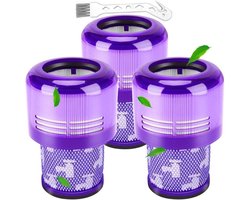 Geschikt voor Dyson V11 filters, 3-pack vervangingsfilters, geschikt voor Dyson V11 V15 SV14 SV17 SV22 Detect Animal Absolute Extra Pro Torque Drive Motorhead stofzuiger