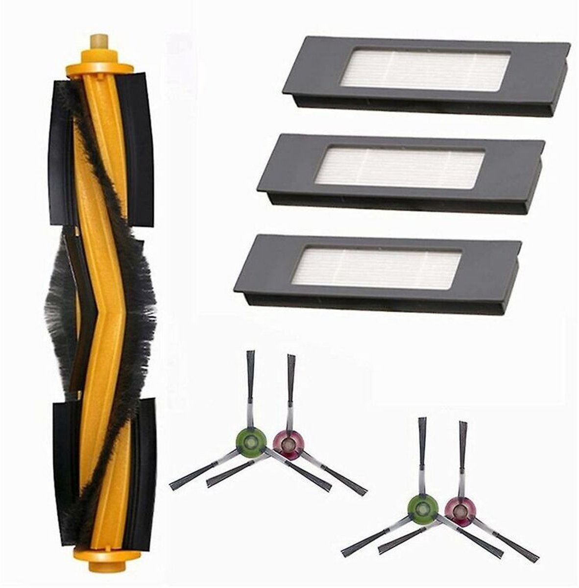 Geschikt voor Ecovacs 920/950/t5/t8/t8 Aivi/ N8 Pro+ HEPA filterborstel