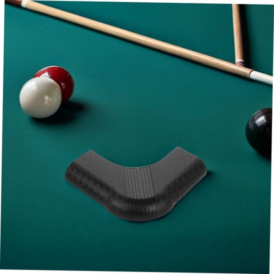 Hoekbeschermers Biljarttafel - Tafelhoekbeschermers Pooltafel - Meubilair Beschermen - Antislip Nylon Materiaal - 13x13x2 cm - Zwart — afbeelding 5