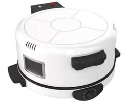 Broodmaker Machine - Pita Oven - Thuis Bakken - Dubbele Thermostaten - 47.5 x 48 x 25 cm - Wit