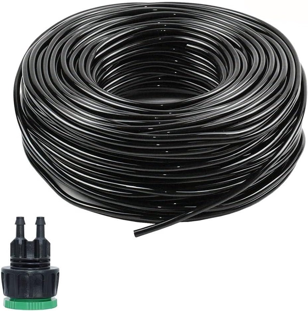 Druppelslang PVC - Micro-irrigatieslang Tuinslang - Planten Water Geven - Flexibel en Zacht Materiaal - 4/7 mm - Transparant