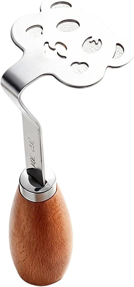 Aardappelstamper - Pureeknijper Stamper - Voedsel Bereiden - Roestvrij Staal - 16.5 cm - Zilver