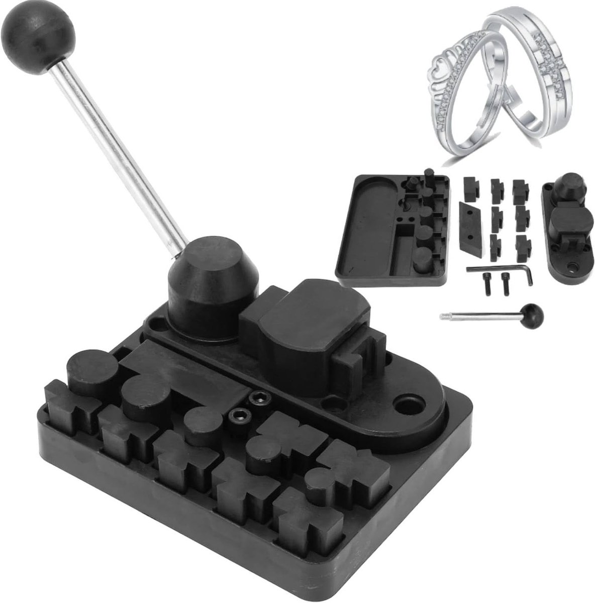 Multifunctionele Handmatige Ring Bender Set voor Sieraden, Ideaal voor Oorbellen en Ringen, Geschikt voor Goud, Zilver en Koper