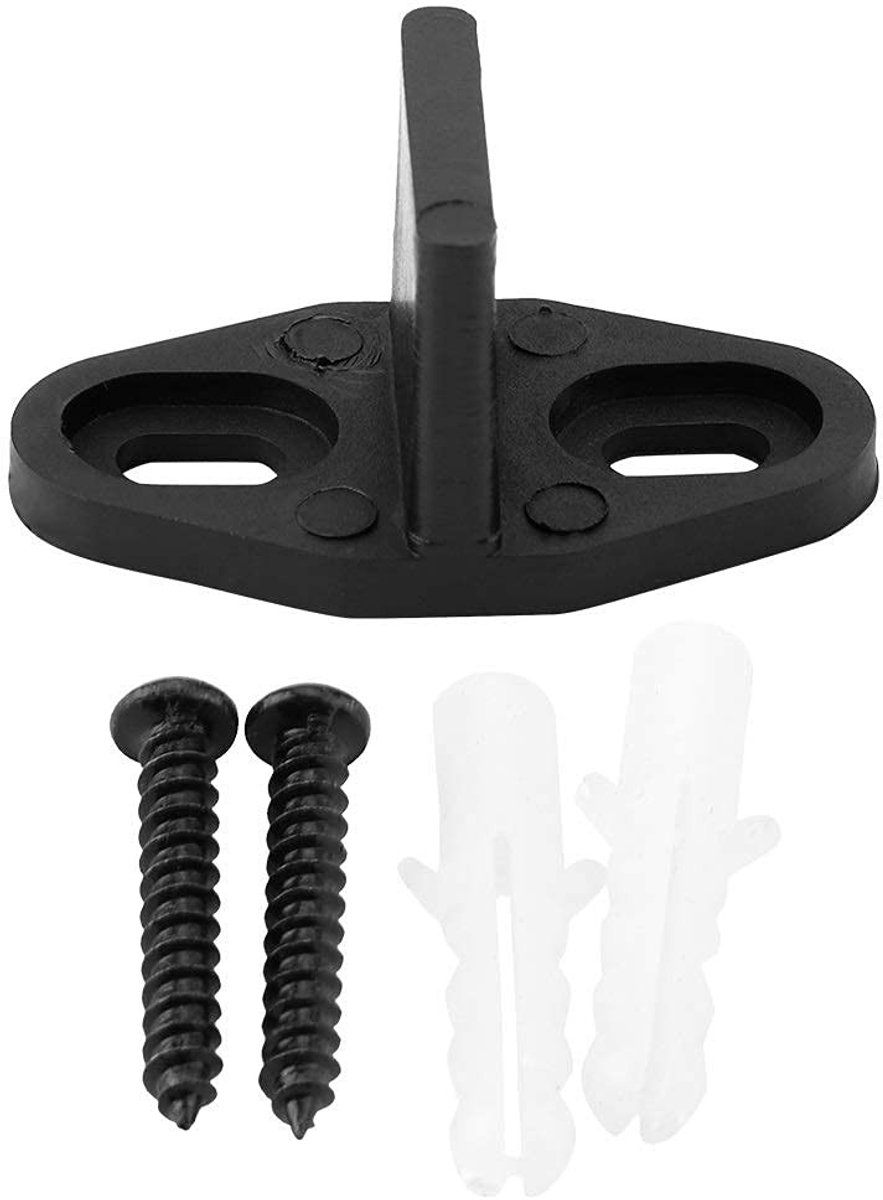 Dailygoody - Schuifdeur Vloer Gids - Schuur Deur Bodem Gids - Zwart - Schuifdeur Accessoire - Geschikt voor Schuifdeuren - Modern