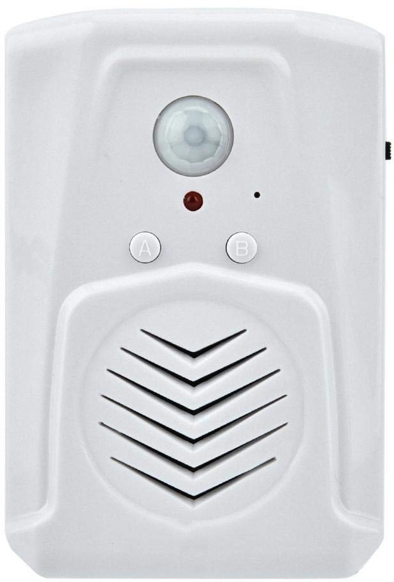 Dailygoody - Solidchoice - Dailygoody - Bewegingssensor-alarm - Infrarood deurbel - USB/batterij-aangedreven - Welkom geluid - 4 meter bereik - Geschikt voor alle elektronische .