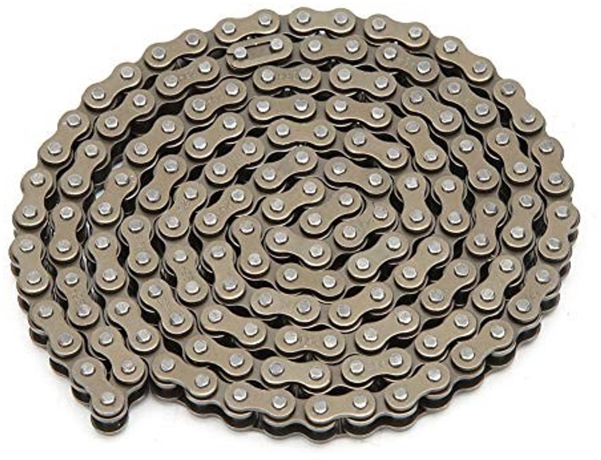 Dailygoody - Schakelketting - Fietsketting 25H - Eenvoudig te installeren - Roestvrij staal - Geschikt voor Pocket Bike Mini Quad - 158 links