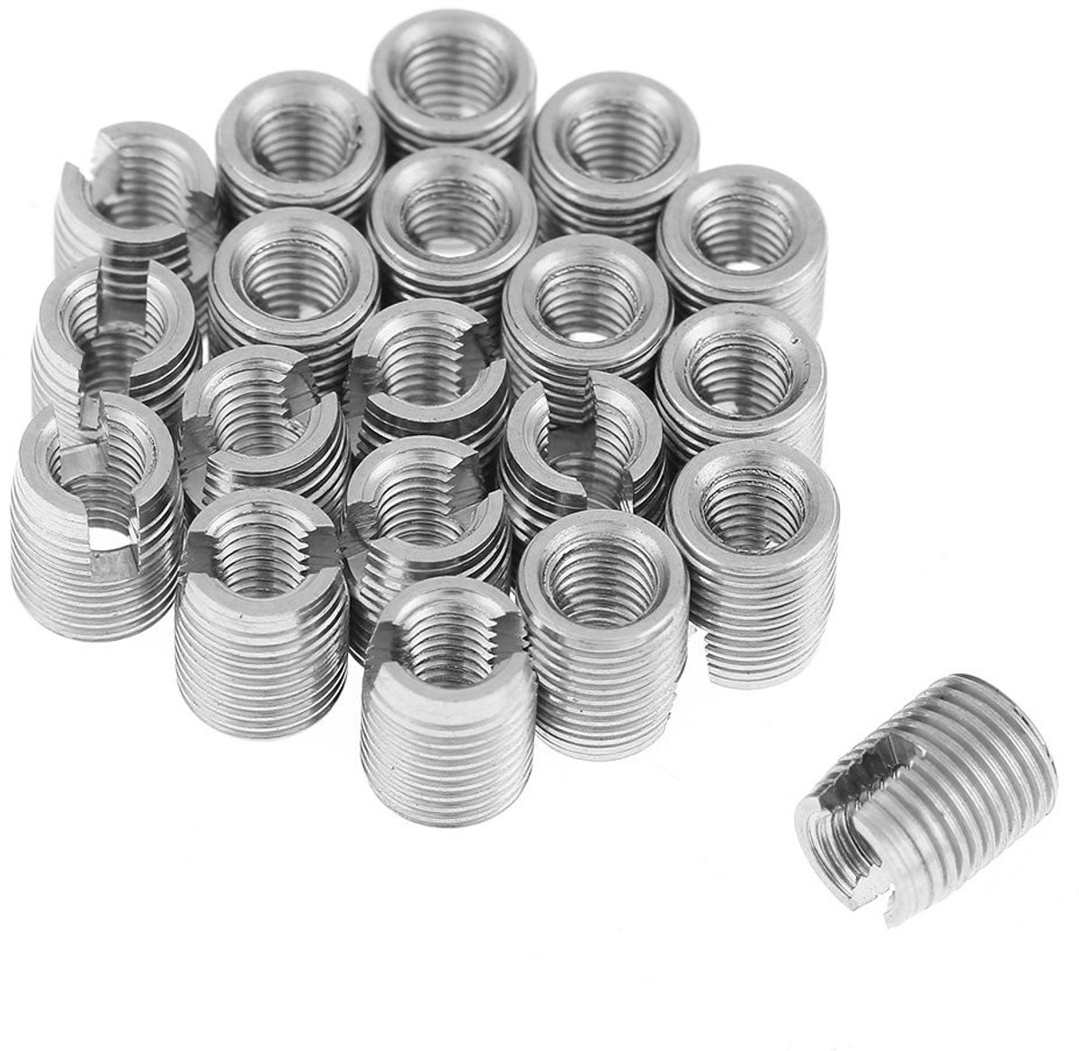 Dailygoody - Roestvrijstalen Zelftappende Schroeven - M3x6mm - Stevig en Duurzaam - 20 Stuks - Schroefdraadinzet - Ideaal voor Reparaties - Gesch