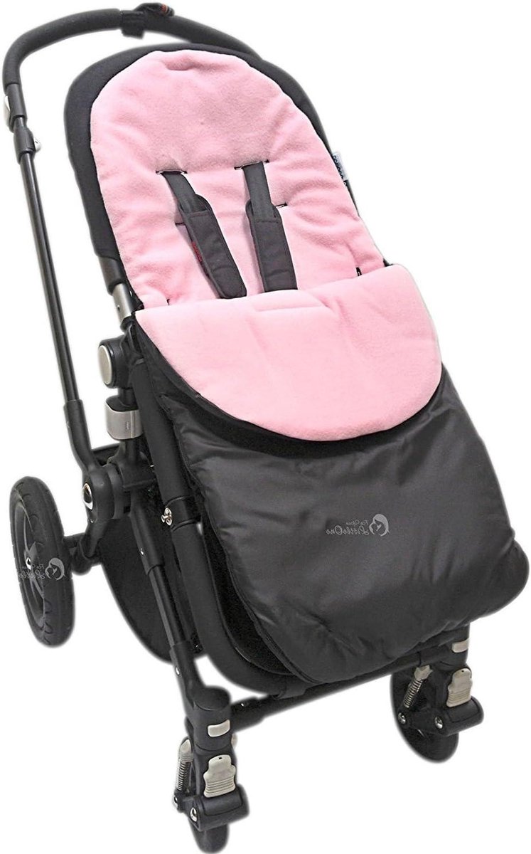 Voetenzak - Baby deken - Warmte voor baby - Zachte voering - 87 x 40 cm - Roze