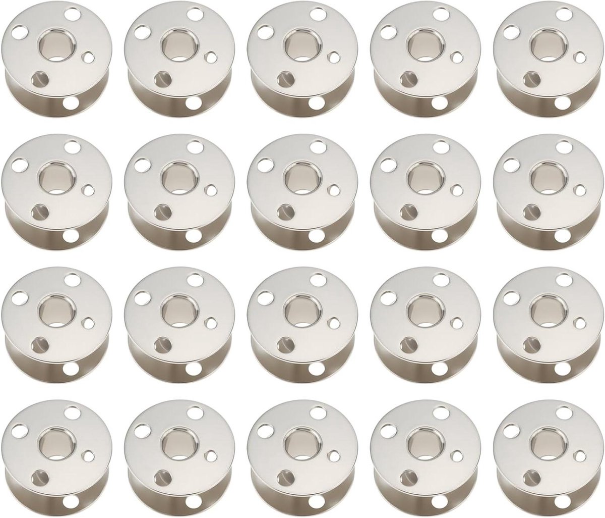 Naaimachine Spoelen - Naaiaccessoires - Naaiwerk - Directe Vervanging - 20 Stuks - Zilver
