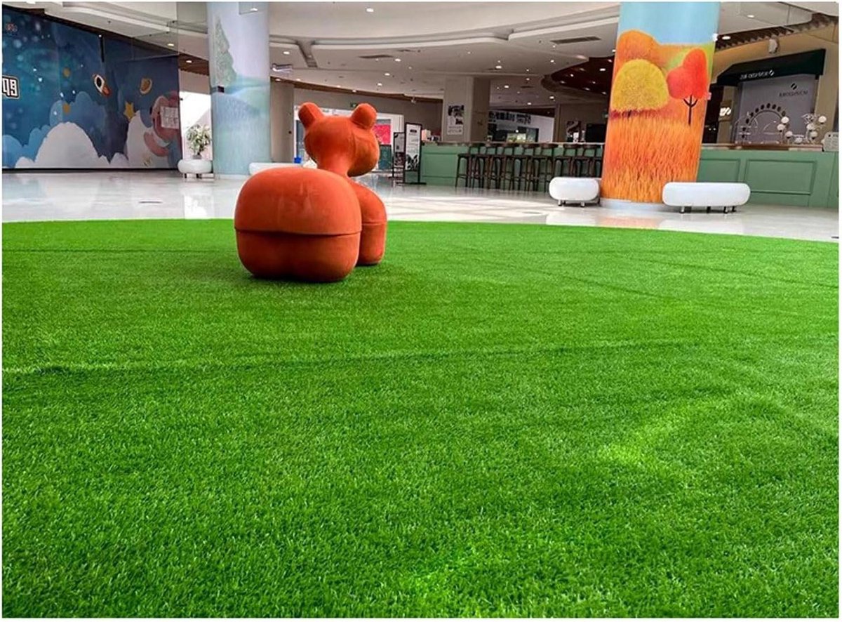 Kunstgras Rol - Synthetisch Gazon - Tuin Decoratie - Onderhoudsarm Ontwerp - 1 x 4 m - Groen