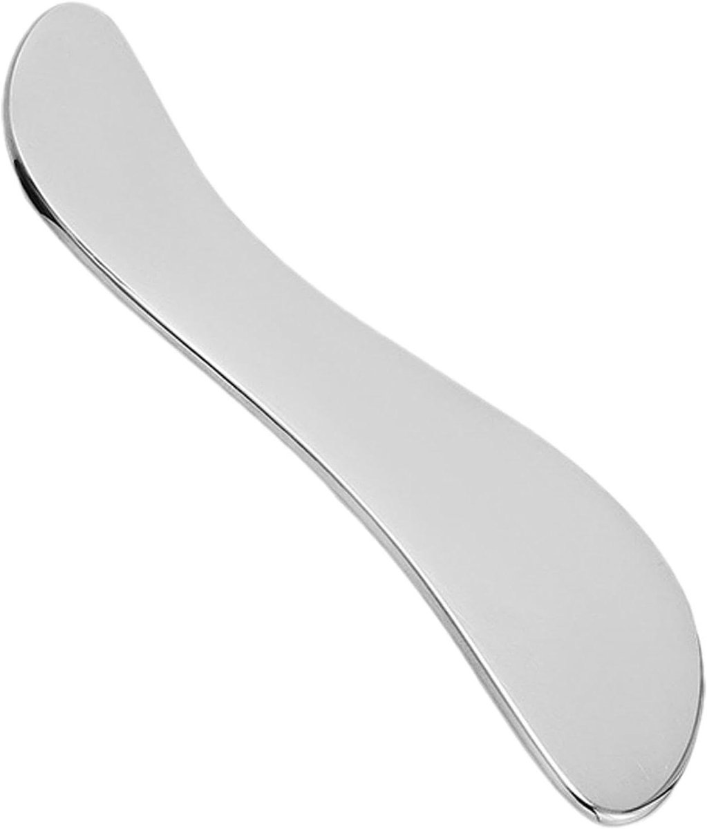 Guasha Tool - Bandage Massage - Spierontspanning - Roestvrij Staal - 18 cm - Zilver