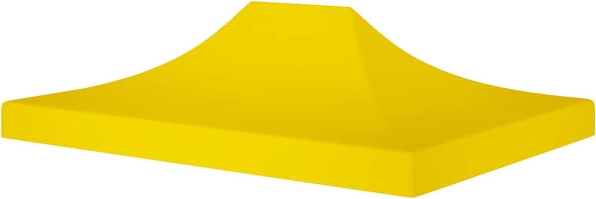 Partytent dak - Paviljoenhoes - Feestelijke Bijeenkomsten - UV- en waterbestendig - 410 x 280 cm - Geel