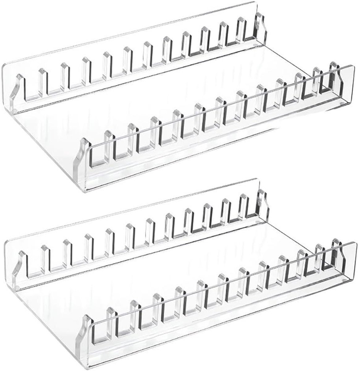 CD Houder - CD Organizer - Muziek Opslag - Transparant Acryl - 26.5 x 16 x 10 cm - Transparant