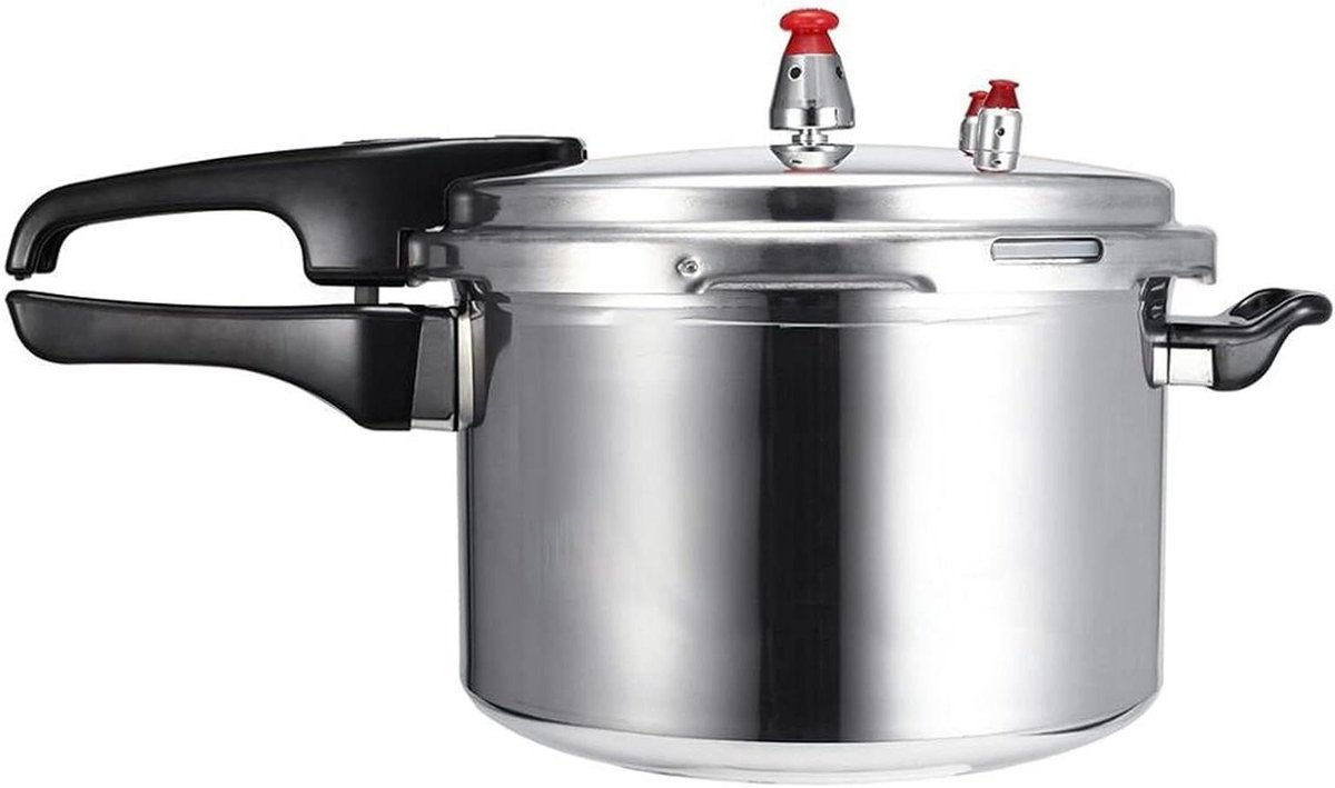 Drukpan - Snelkookpan - Snel Koken - Veiligheidsventiel - 6.3L - Zilver