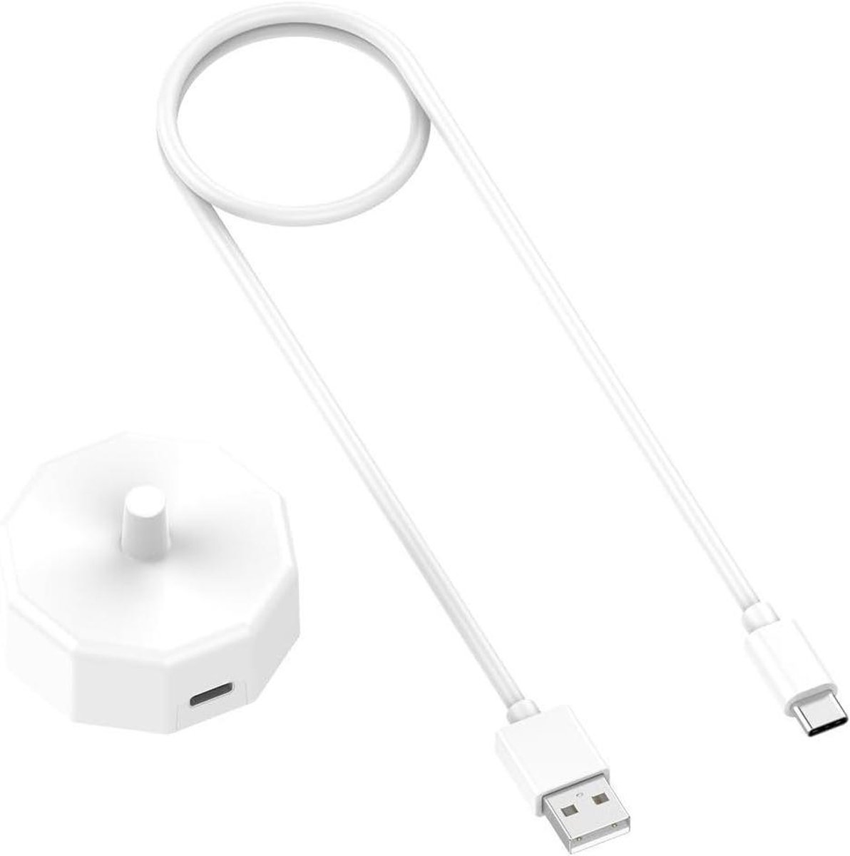 Vervangend Laadstation - Oplaadstation Tandenborstel - Elektrische Tandenborstel Opladen - Magnetische Interface - 10 x 10 x 3 cm - Zwart