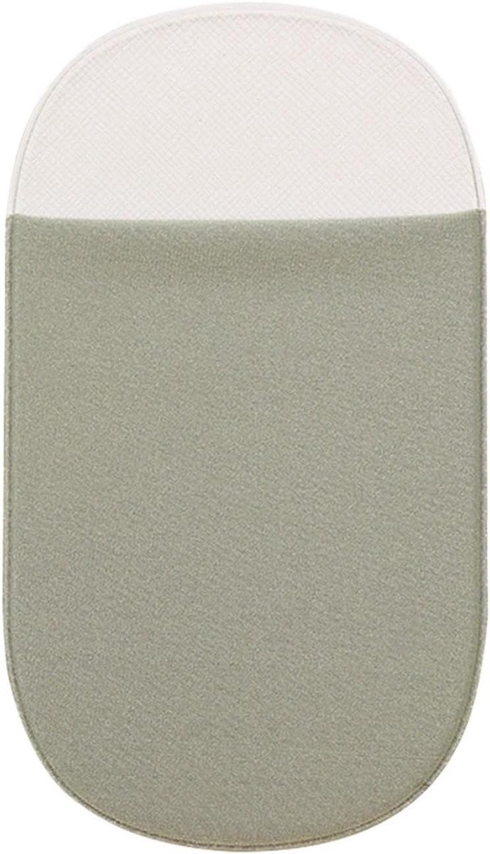 Zelfklevend Zakje - Laptop Pouch - Laptop Organisatie - Herbruikbaar Zonder Lijmresten - 13x7.5cm - Zilver