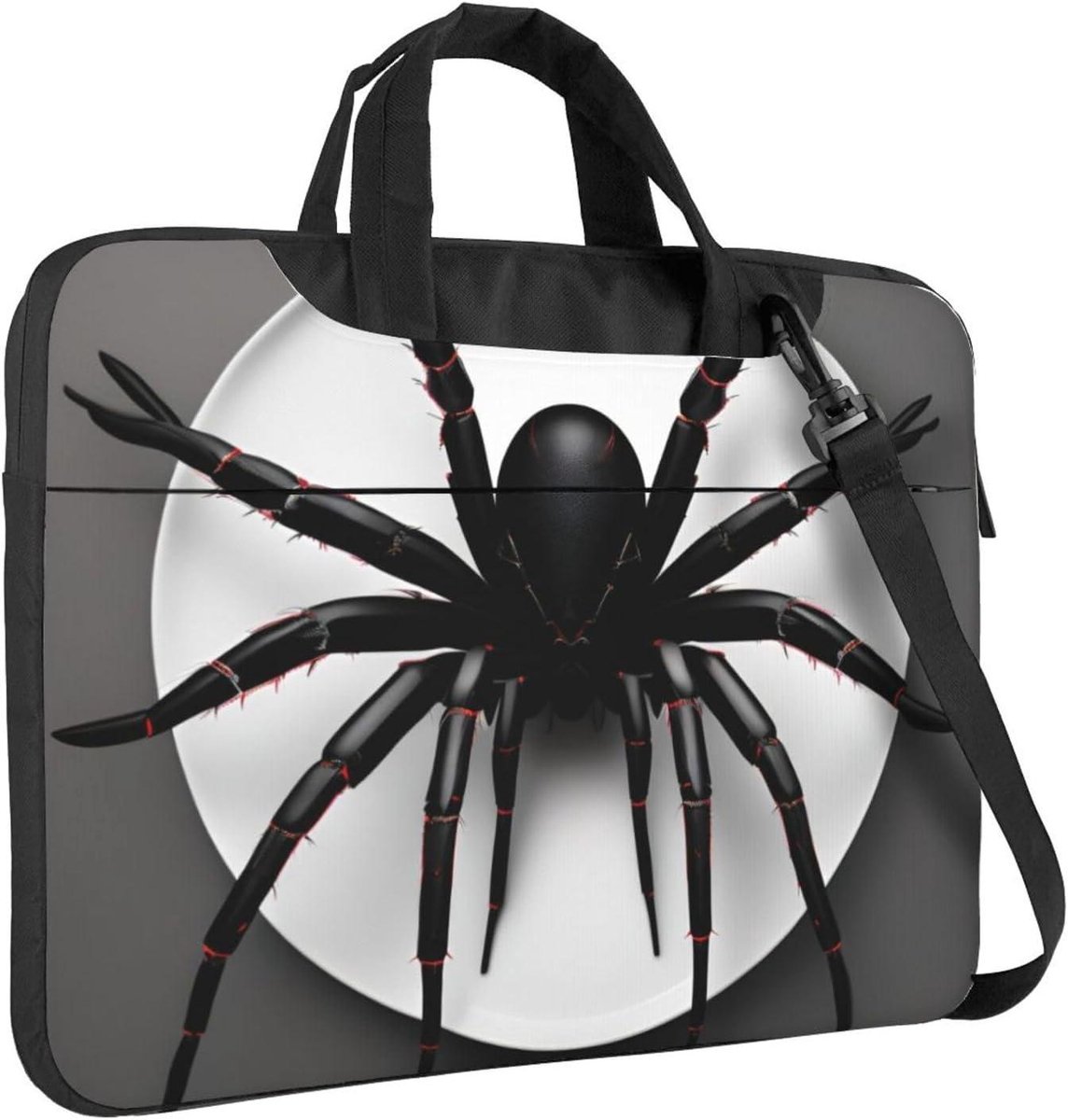 Laptoptas - Computertas Schoudertas - Zakelijk Reizen - Waterbestendig Oxford Doek - 40 x 29 cm - Zwart