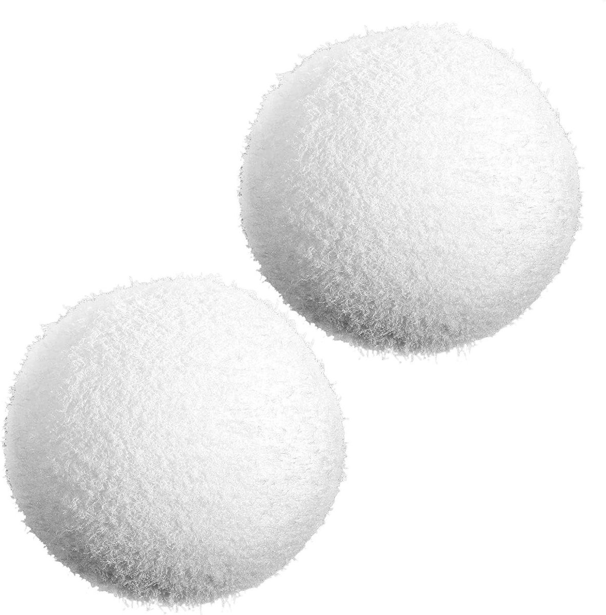 Bad Schuimverwijderaar - Spons Ballen - Water Reinigen - Herbruikbaar Materiaal - 2 Stuks - Wit