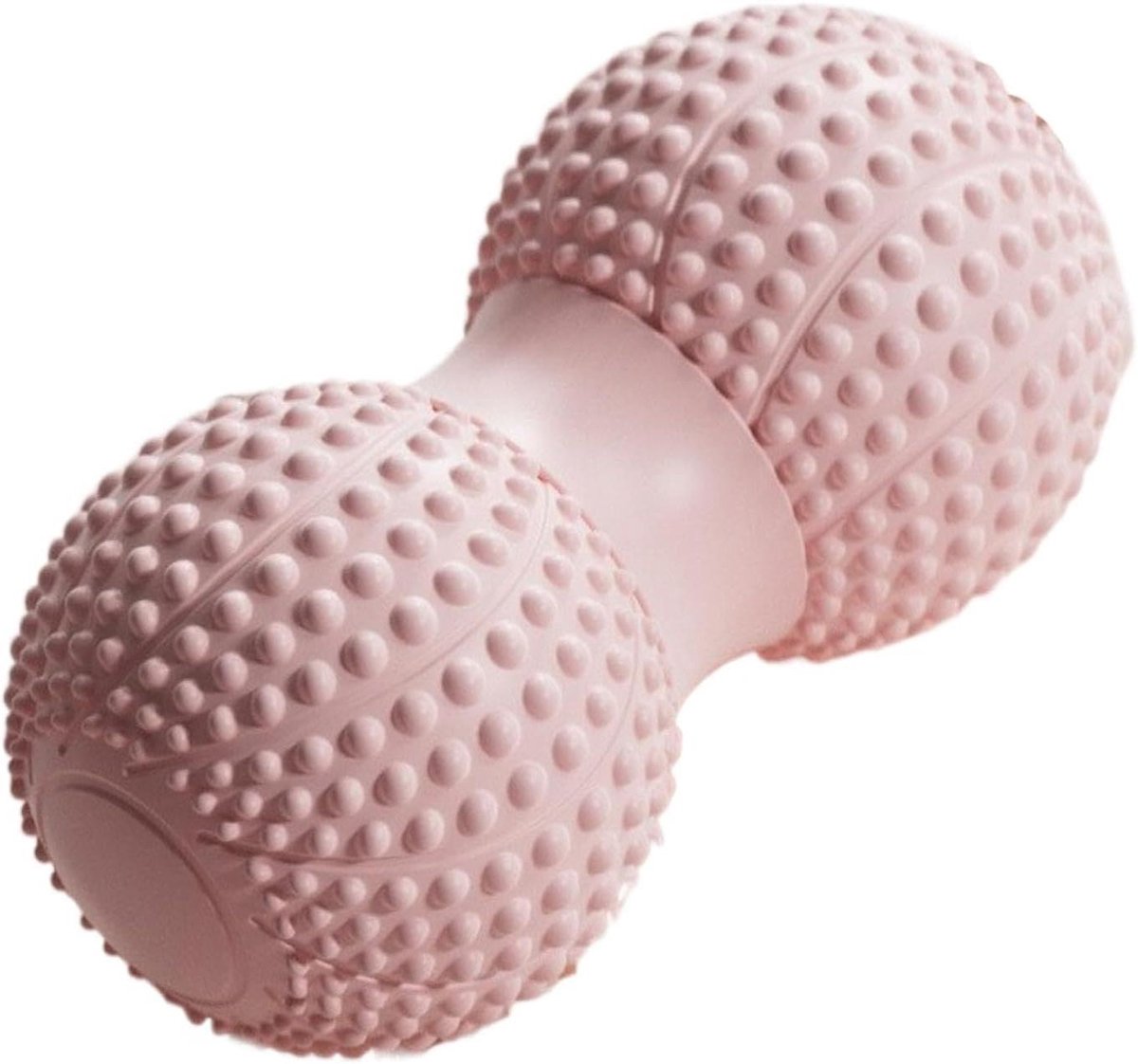 Spierrollerbal - Massagebal - Spierontspanning - Convexe punt - 13 cm - Zwart