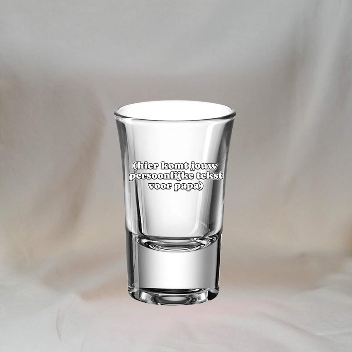Papa Cadeau – Gepersonaliseerd Cadeau – Shotglas met Eigen Tekst – Vaderdag Cadeau – Borrelglas 50ml – Cadeau Papa
