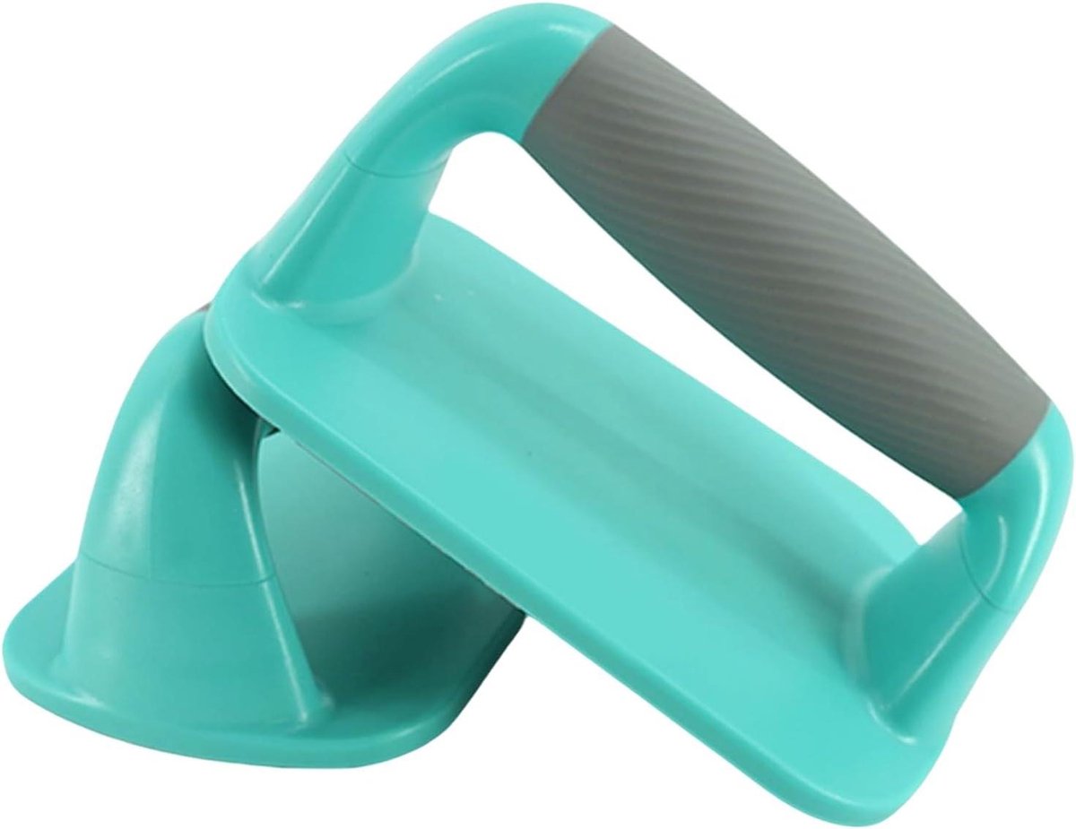 Pompstangen - Fitness grepen - Spieropbouw thuis - Antislip handgrepen - 235 x 175 x 8 cm - Blauw