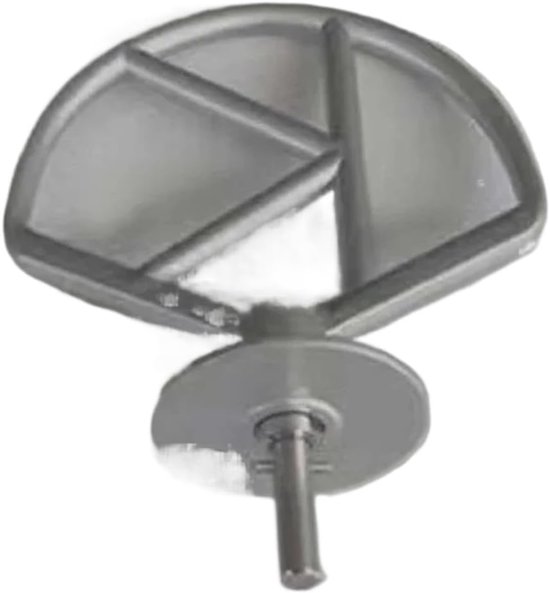 Klopper voor Keukenmachine - Mixer Accessoire - Bakken en Mixen - Gecoat Anti-aanbak Oppervlak - Standaard Maat - Zilver — afbeelding 4