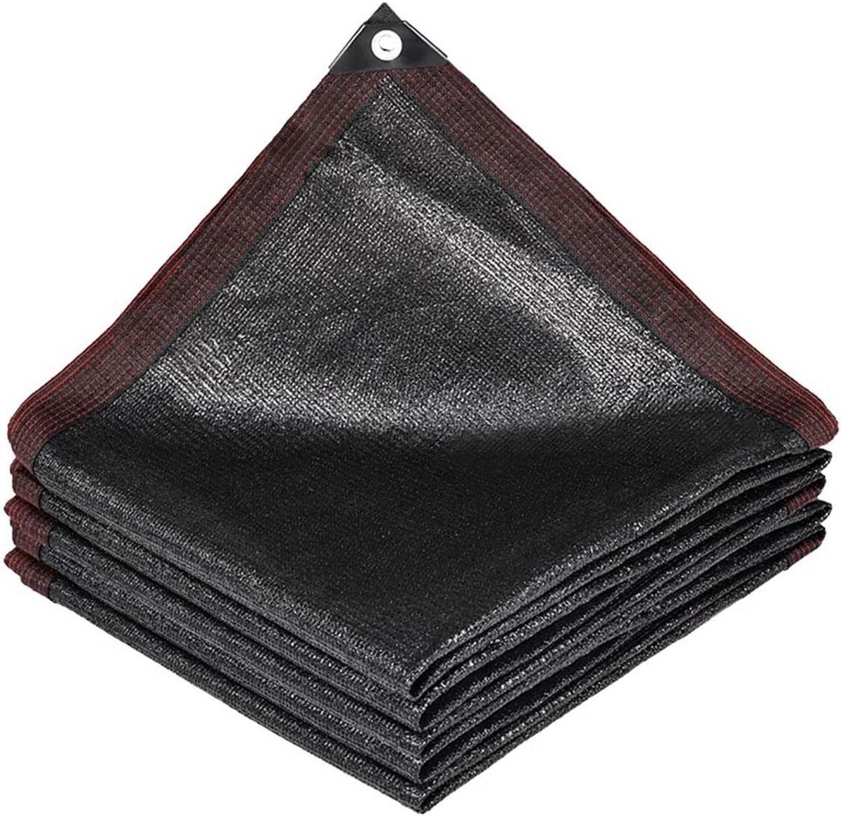 Schaduwdoek - Zonnedoek Gaas - Buitenruimte Beschermen - 90% Schaduwdekking - 30x35ft - Zwart