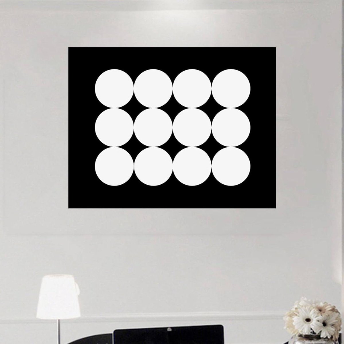 Meterkast Deksel - Groepenkast Schild - Wand Decoratie - Klapbaar Paneel - 70 x 60 cm - Stijl-t