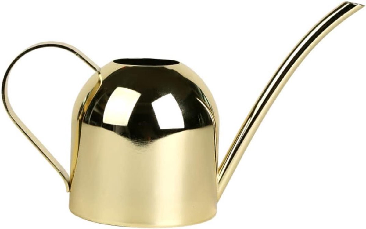 Metalen Waterfles - Gieter Planten - Binnen Buiten - Roestvrij Staal - 500ml Capaciteit - Goud