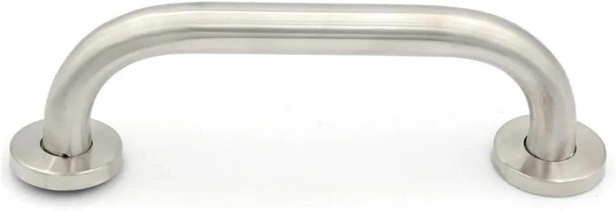 Veiligheid Handgreep - Badkamer Steun - Veilige Ondersteuning - Ergonomisch Comfort - 2 Stuks - Zilver