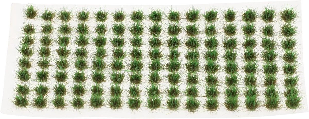 Miniatuur Gras - Kunstgras Plukjes - Landschap Decoratie - Realistische Details - 4x4x6 mm - Groen