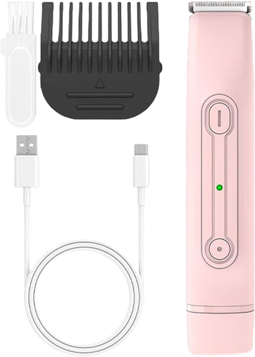 Elektrisch Scheerapparaat - Dames Trimmer - Gladde Huid - Dubbele Opzetstukken - 155 cm - Wit