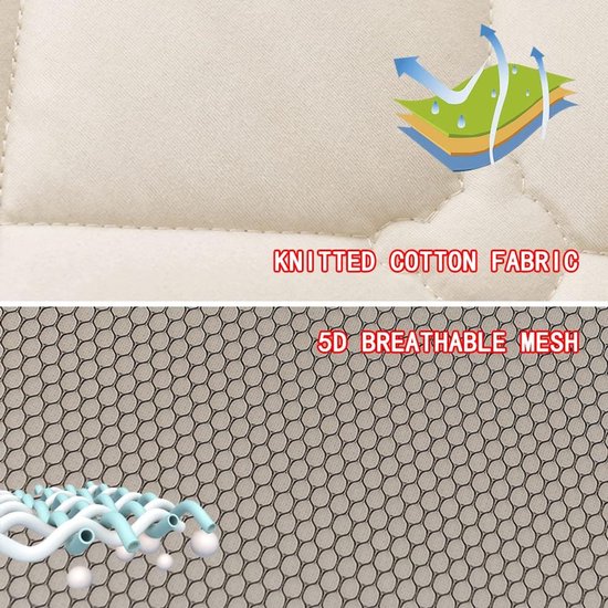 Japanse Futon Matras - Slaapmat Oprolbaar - Kamperen en Reizen - Huidvriendelijk Polyester - 150x200cm - Tiger — afbeelding 5