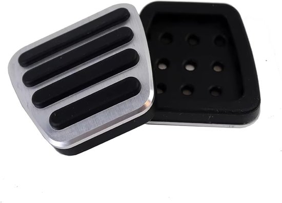Autopedaal Set - Pedaalbekleding Auto - Veiliger Rijden - Antislip Oppervlak - Voor Civic 2006-2011 - Zilver — afbeelding 3