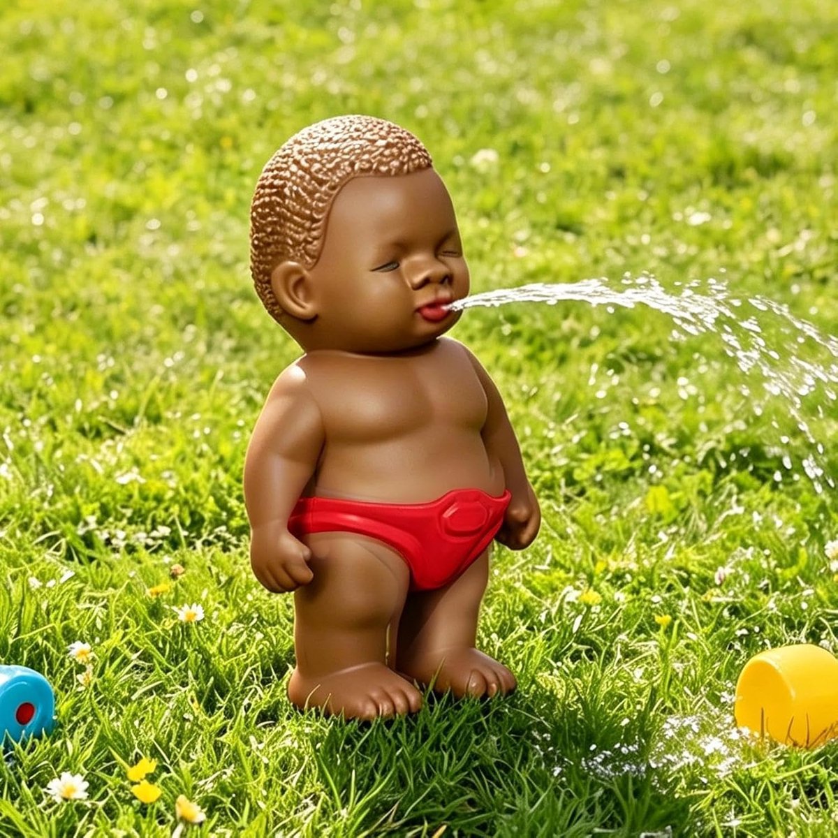 Waterspuit Speelgoed - Waterpistool Kinderen - Buiten Spelen - Knijpbaar Ontwerp - 8x12x45 cm - Rood