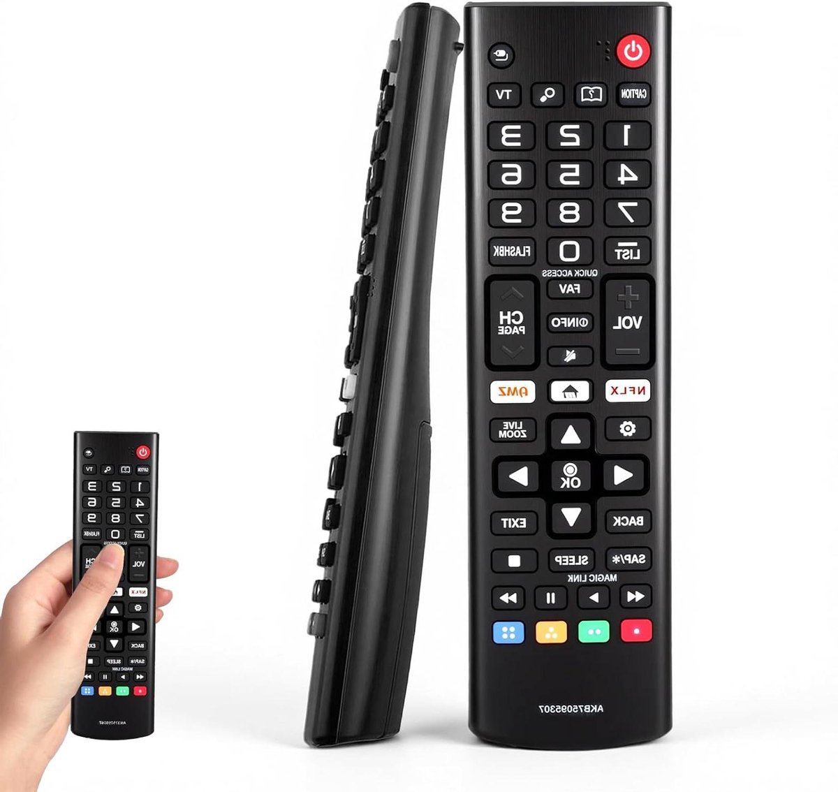 Universele Afstandsbediening - TV Controller - TV Kijken - Direct Klaar voor Gebruik - 17.4 x 7 x 2.7 cm