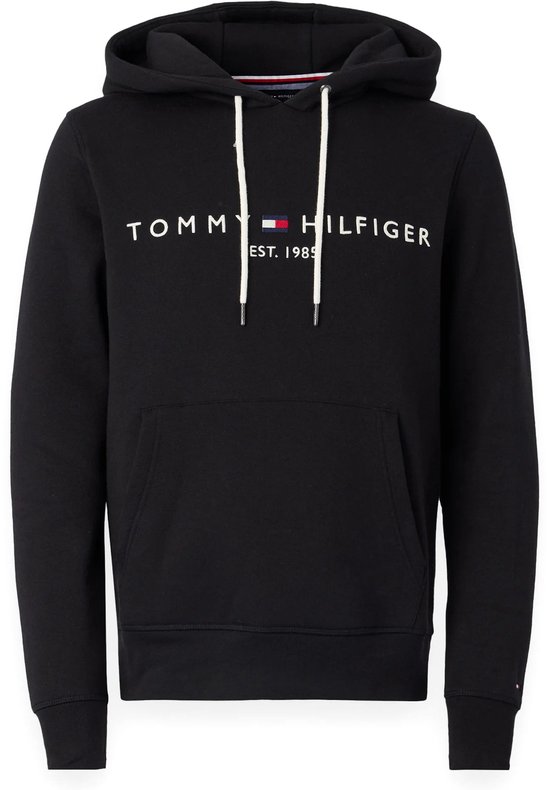 Tommy Hilfiger Core Tommy logo hoodie heren XXL jetzwart
