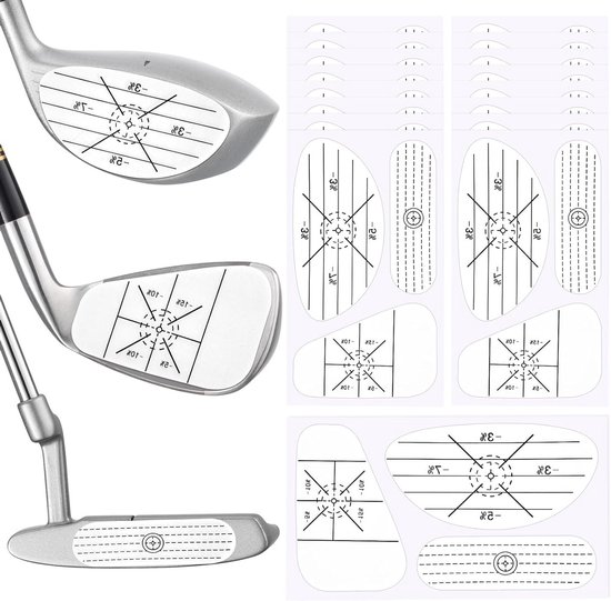 Golf Impact Tape Set 40pcs/120pcs, Club Impact Stickers voor Consistente Shots, Sweet Spot Analyse en Verbetering van Golfvaardigheden van GOLF — afbeelding 5