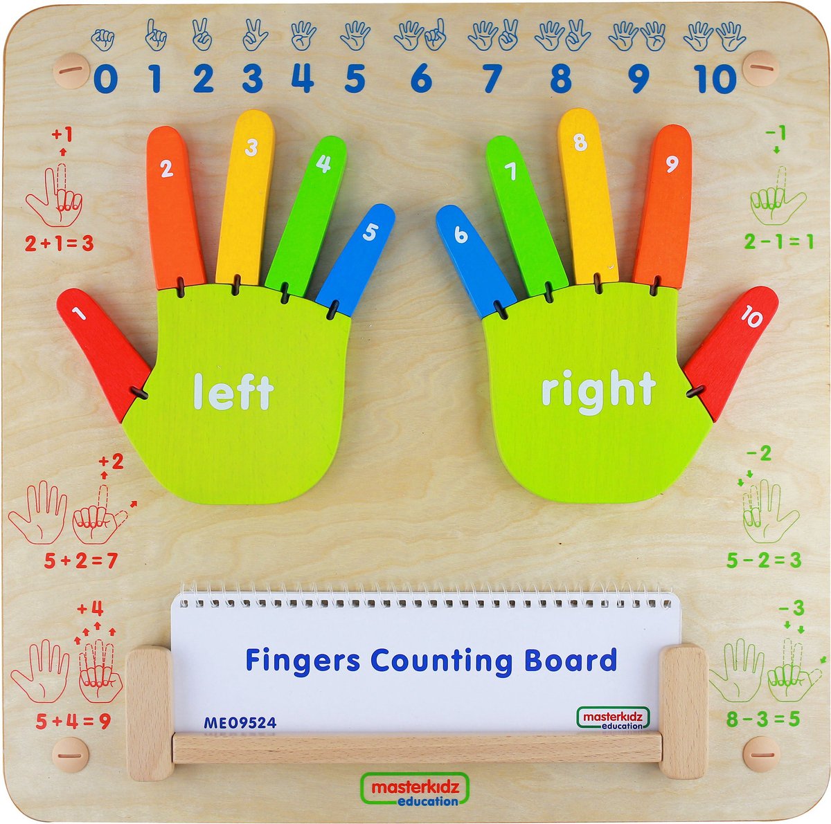 Masterkidz Leren tellen Flex Montessori wandsensorisch bord - UNI