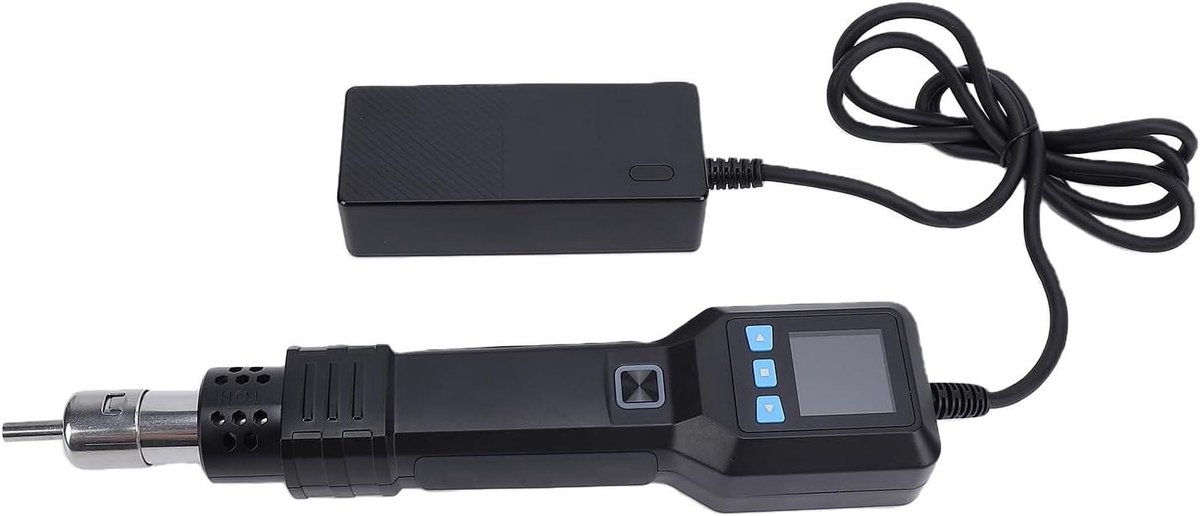 Soldeerstation Heteluchtpistool - Reparatie Station - Elektronica Repareren - Dubbel Systeem LCD - 550 W - Grijs