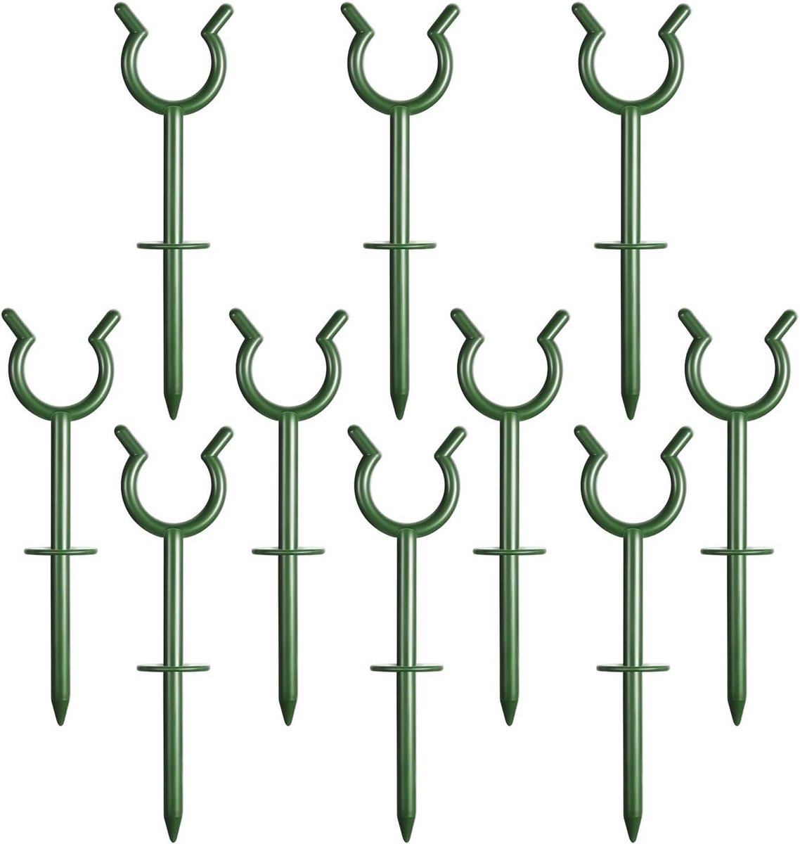 Slanggeleider Set - Bewateringsbeugel Gazon - Tuin Water Geven - Beschermt Planten Gazon - 10 stuks - Meerkleurig
