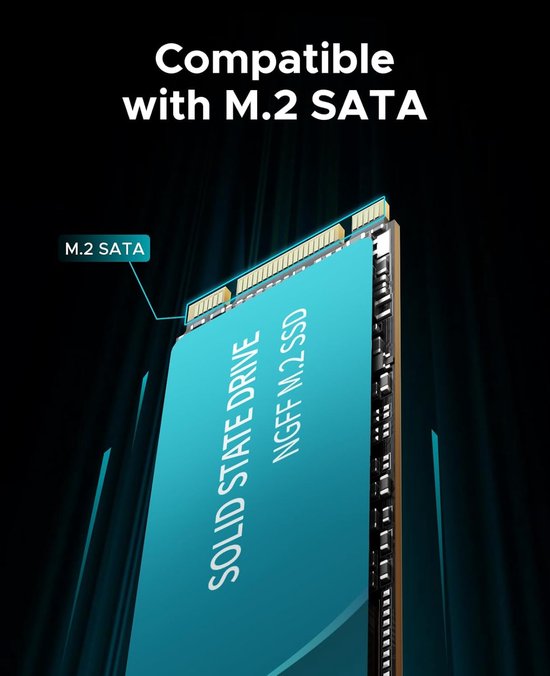 Externe SSD - Draagbare Opslag - Bestanden Overzetten - Hoge Leessnelheid - 2 TB - Zwart — afbeelding 3