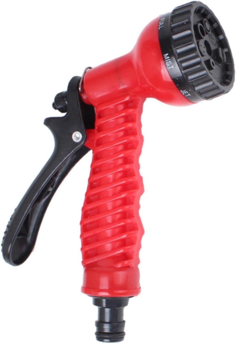 Hogedruk Waterpistool - Tuinspuit Irrigatiepistool - Tuin Besproeien - Inspanningsbesparend Ontwerp - Standaard Slang Aansluiting - Grijs
