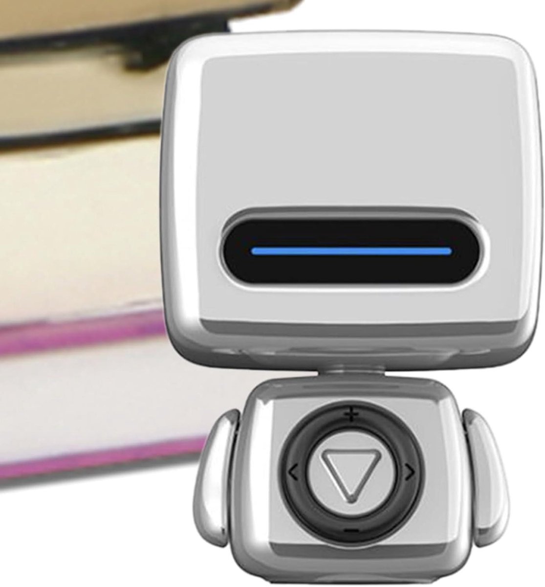 Draagbare Speaker - Robot Geluid - Muziek Luisteren - Waterdicht Ontwerp - 5.1 x 8.3 cm - Zilver