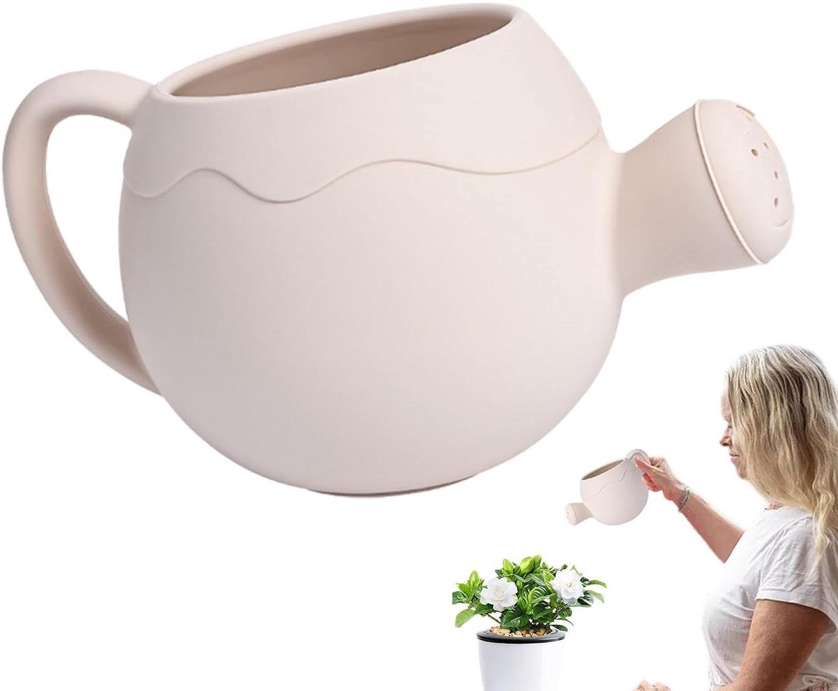 Gieter voor binnen - Sproeipot Tuin - Planten Water Geven - Gemakkelijk te Reinigen - 11.1 cm - Beige