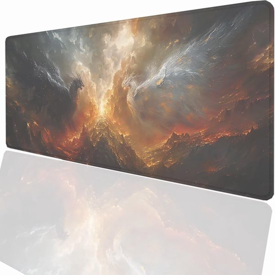 Gaming Muismat - Bureau Onderlegger - PC Gaming - Waterdicht Ontwerp - 800x300x3mm - Paard T1065 — afbeelding 4