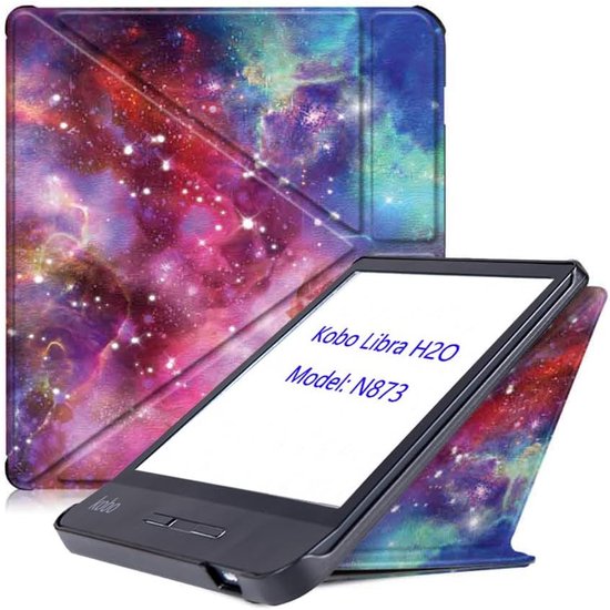 Kobo Libra H2O Hoes - E-reader Cover - Bescherming E-reader - Automatische Slaap/Waakfunctie - Model N873 - Grijs van Kobo — afbeelding 5