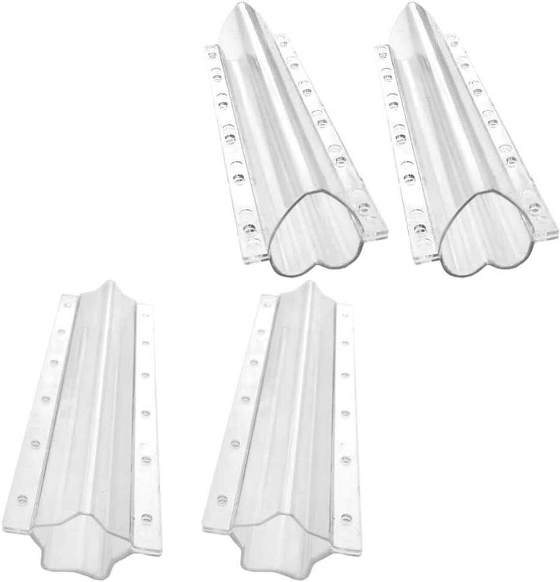 Groente Vorm Mal - Vorm Mal Groente - Groenten Vormgeven - Herbruikbaar - 20 cm - Transparant