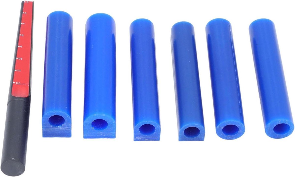 Carving Wax Tube Kit - Sieraden Gietset - Sieraden Maken - Harde Was Materiaal - 6 Buizen 1 Snijder - Groen